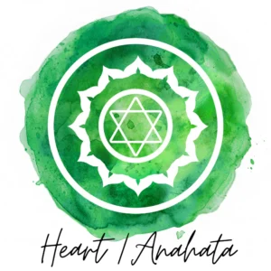 Heart Chakra/Anahata Activation 50 Hour Burn Candle With Crystal, & Meditation